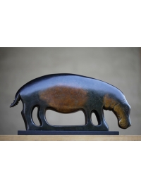 Hippopotamus Clan Totem by Jon Buck
