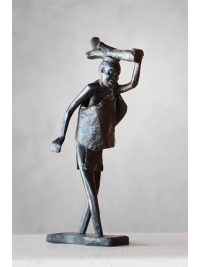 Man With Bark Cloth by David Bwambale